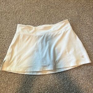 Champion white tennis skort